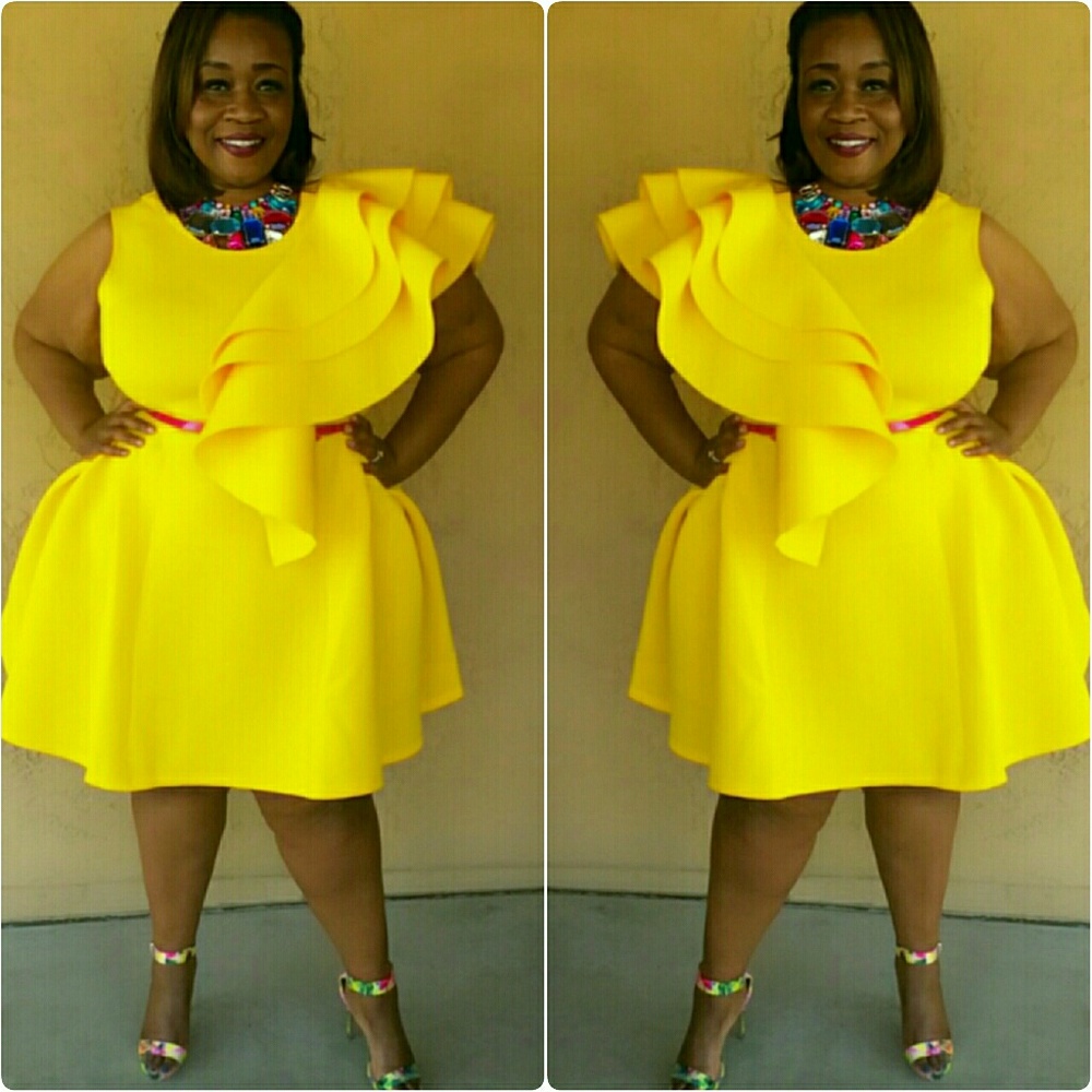 Ruffled Tiered Dress